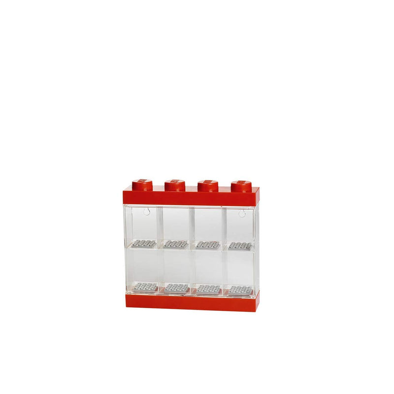Room Copenhagen Minifigure Display Case, 4 Stud, Bright Red