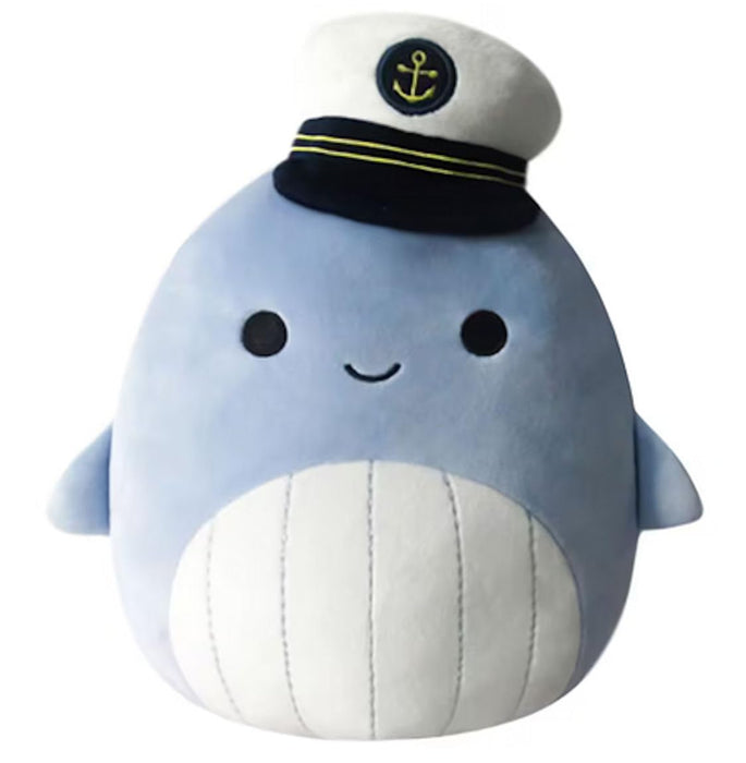 Squishmallows 5"" Samir The Whale, Small, Blue