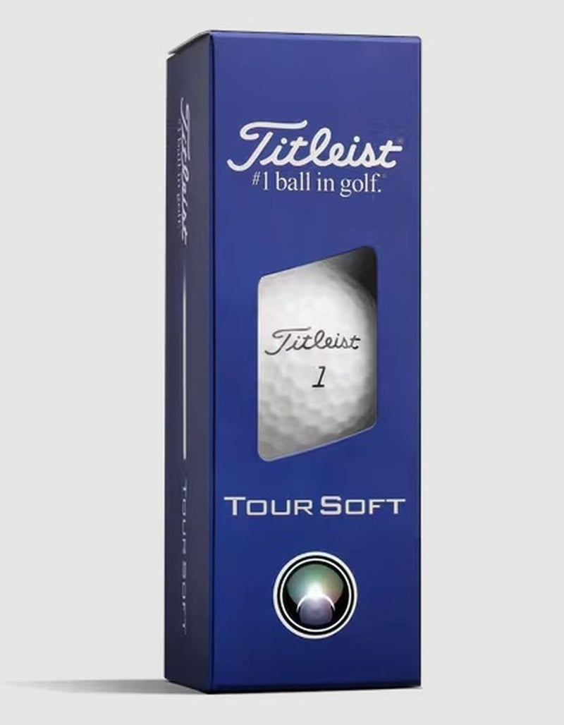 Titleist Tour Soft Golf Balls (White, 3Pk) 1 Sleeve 2026