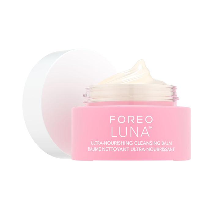 FOREO LUNA Nourishing Cleansing Balm - Gentle Waterproof Makeup Remover - Waterless Oil Cleanser - Eye Makeup Remover - Vegan - Cruelty & Fragrance-Free, Eco-Friendly - 2.5 Fl. Oz