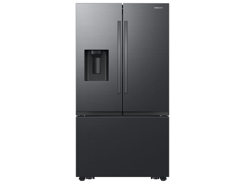 #23, #24 Samsung Smart 31 Cu. Ft. French Door Refrigerator By Samsung With Four Ice Types & Fingerprint-Resistant Matte Black Steel (LOCAL PICKUP ONLY)