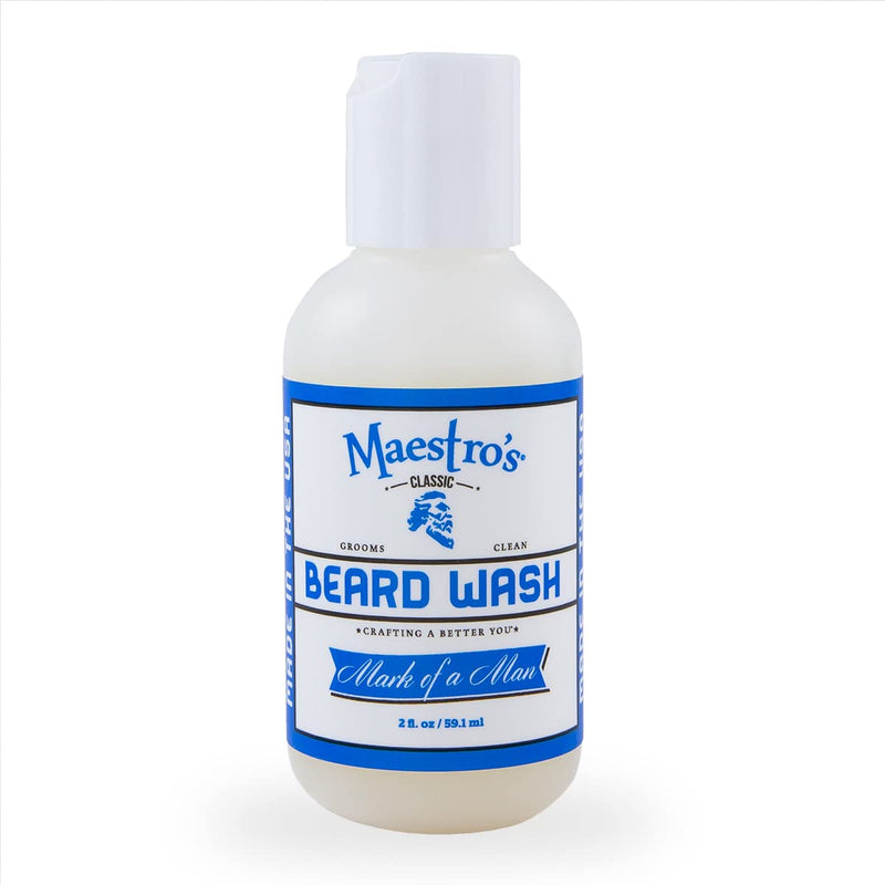Maestro's Classic Mark of a Man Beard Wash - Trial Size - 2.5oz