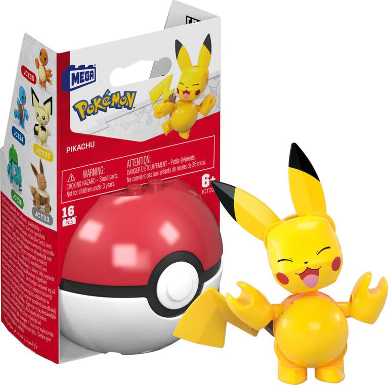 Mega Bloks Pokemon Pokeball Pikachu