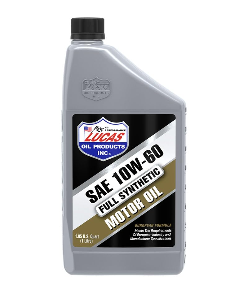 Lucas Oil 10248 High Performance European Synthetic SAE 10W-60 Motor Oil - 1 Litre