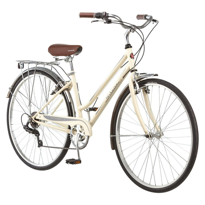 Schwinn Women's Gateway 700c/28" Hybrid Bike - Cream (LOCAL PICKUP ONLY)