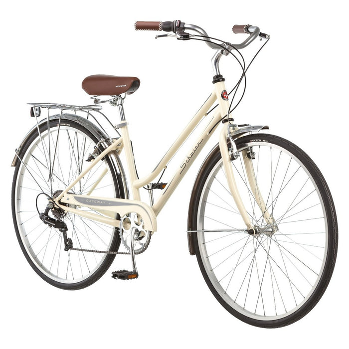 Schwinn Women's Gateway 700c/28" Hybrid Bike - Cream (LOCAL PICKUP ONLY)