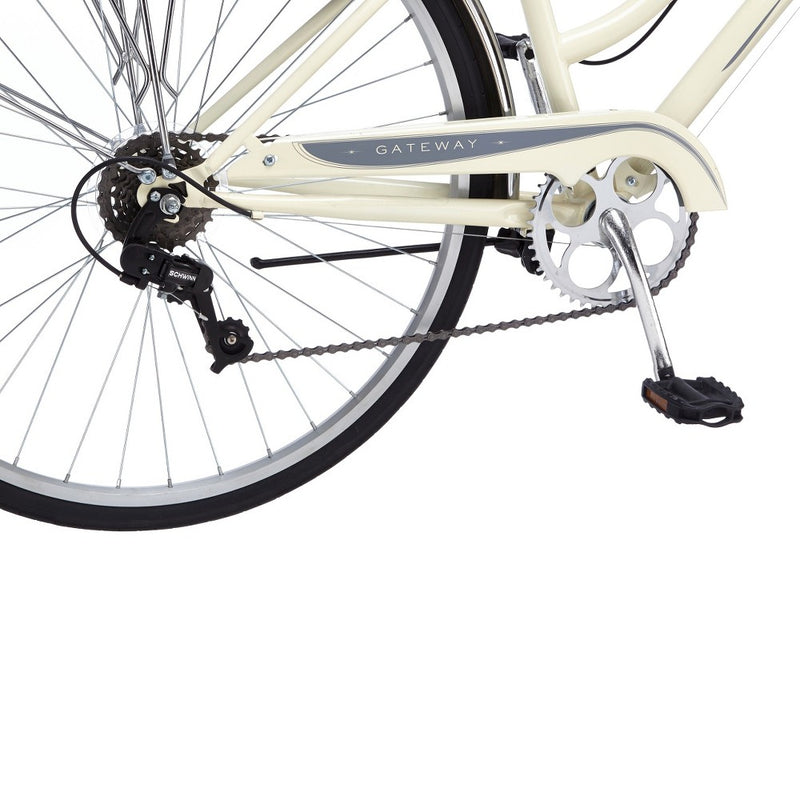 Schwinn Women's Gateway 700c/28" Hybrid Bike - Cream (LOCAL PICKUP ONLY)
