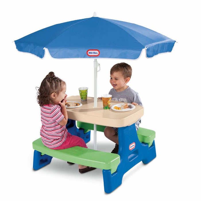 Little Tikes Easy Store Jr. Play Table with Umbrella