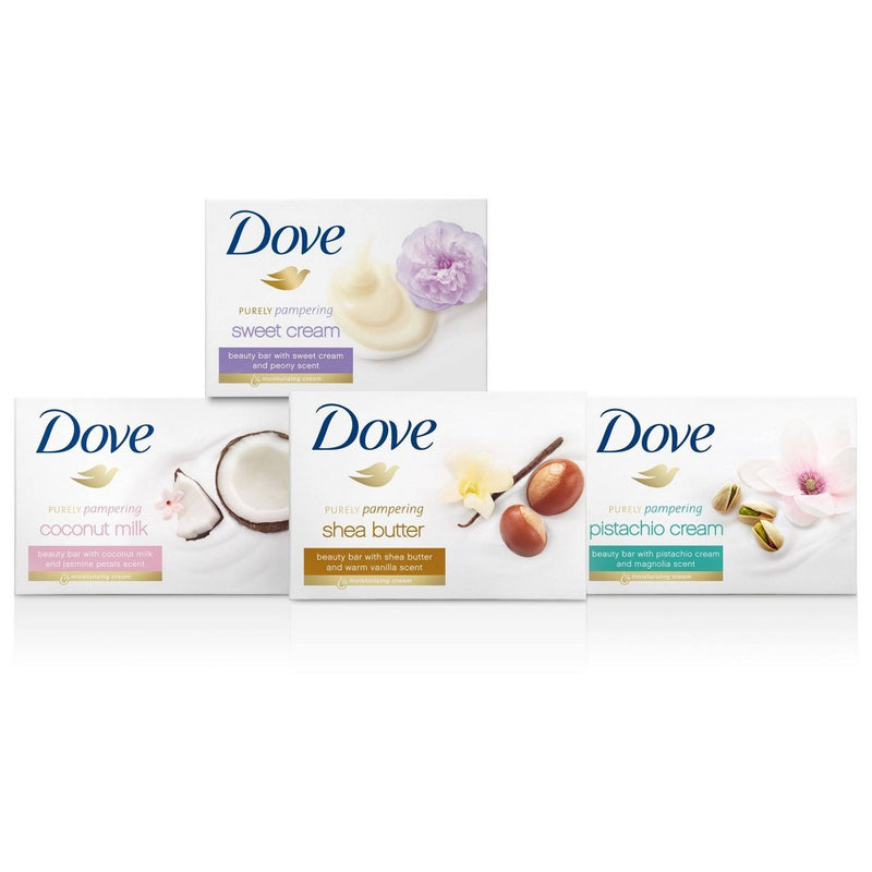 Dove Purely Pampering Shea Butter with Warm Vanilla Beauty Bar Soap - 3.75oz/8ct