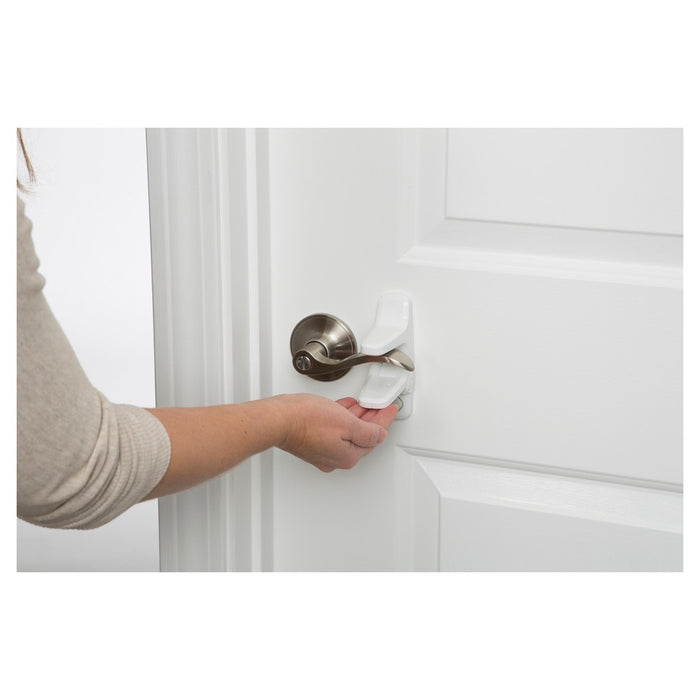 Safety 1st OutSmart Lever Lock With Decoy Button - White