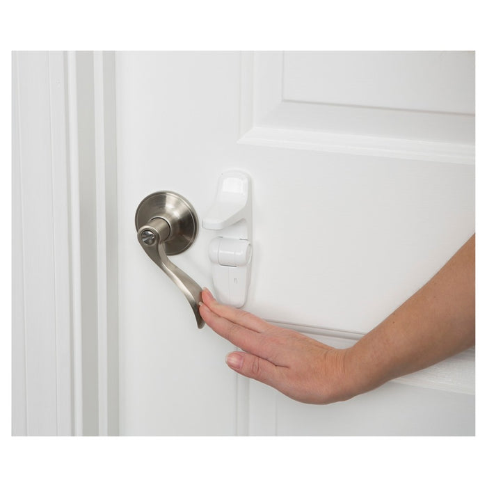 Safety 1st OutSmart Lever Lock With Decoy Button - White