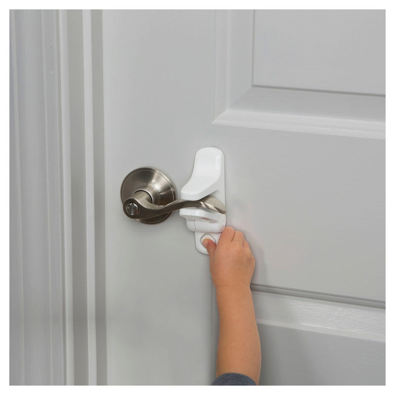 Safety 1st OutSmart Lever Lock With Decoy Button - White
