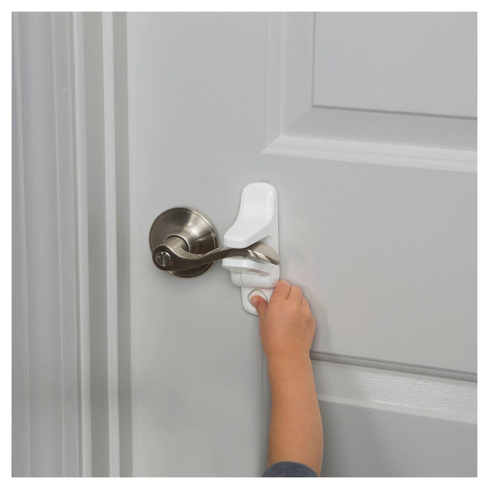 Safety 1st OutSmart Lever Lock With Decoy Button - White