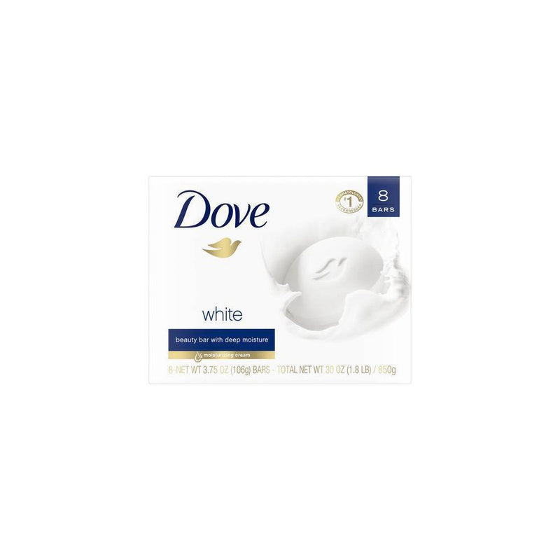 Dove White Moisturizing Beauty Bar Soap - 3.75oz/8ct