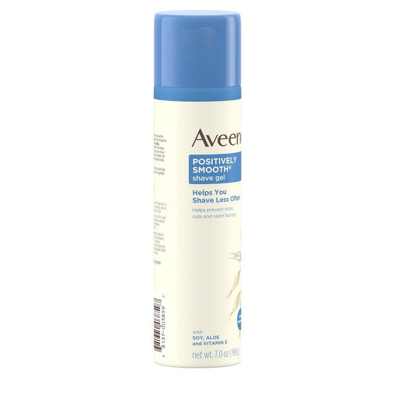 Aveeno Positively Smooth Moisturizing Shave Gel with Aloe - 7oz