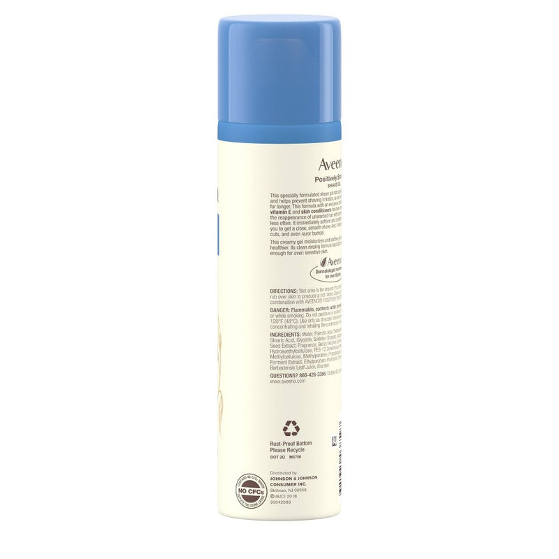 Aveeno Positively Smooth Moisturizing Shave Gel with Aloe - 7oz
