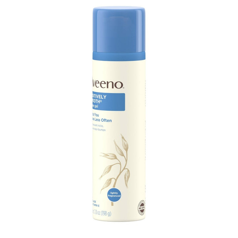 Aveeno Positively Smooth Moisturizing Shave Gel with Aloe - 7oz