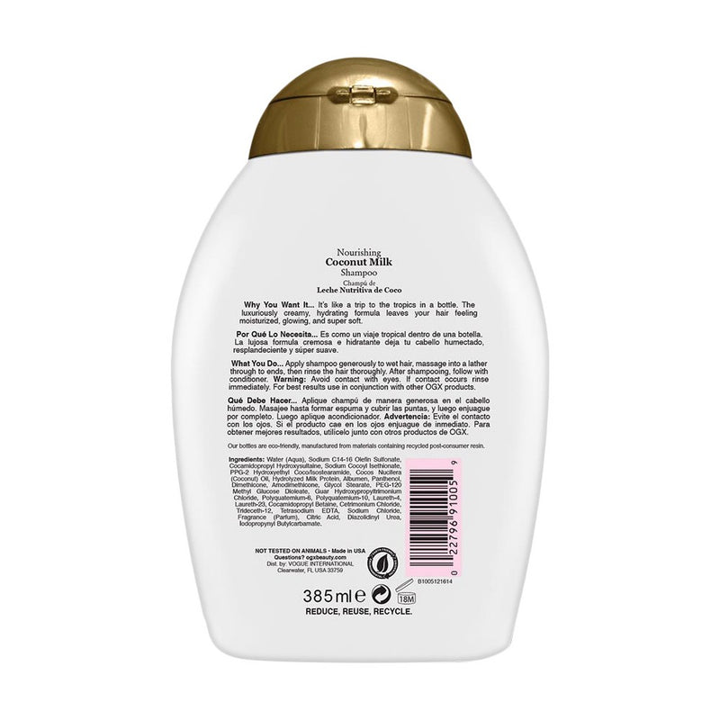OGX Nourishing + Coconut Milk Shampoo - 13 fl oz