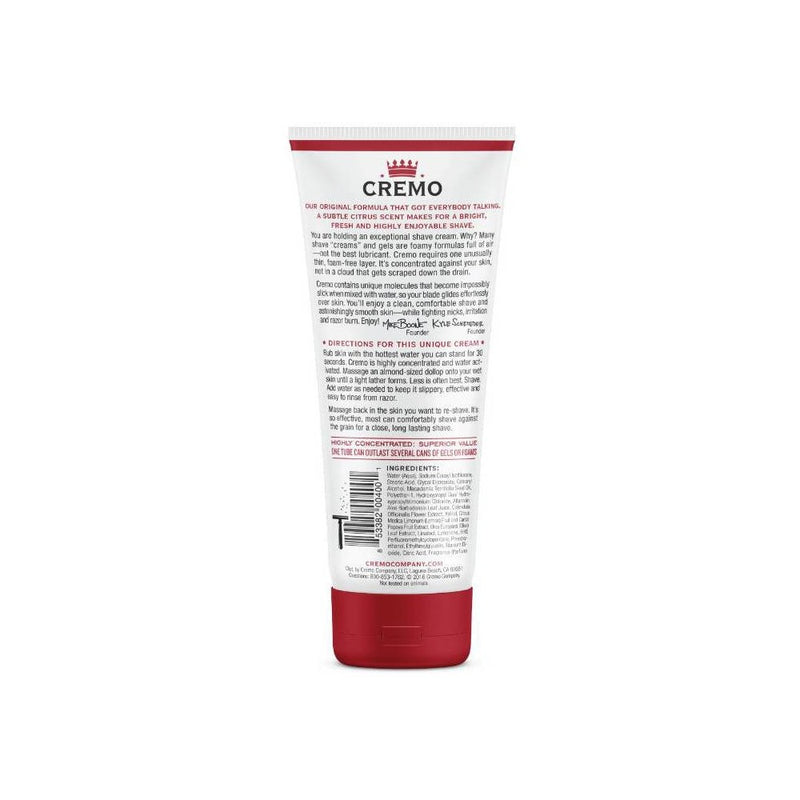 Cremo Men's Shave Cream - 6 fl oz