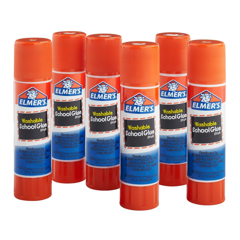 Elmer's 2ct Washable Glue Sticks Disappearing Purple