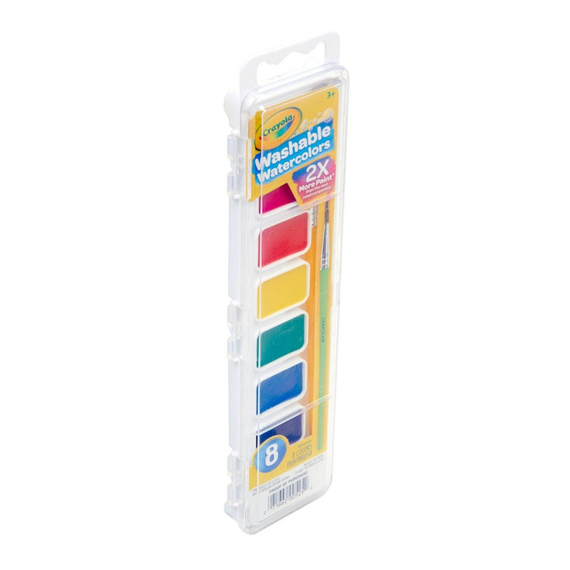 Crayola 8ct Watercolor Paints with Brush