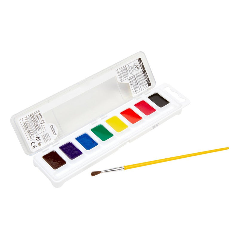 Crayola 8ct Watercolor Paints with Brush