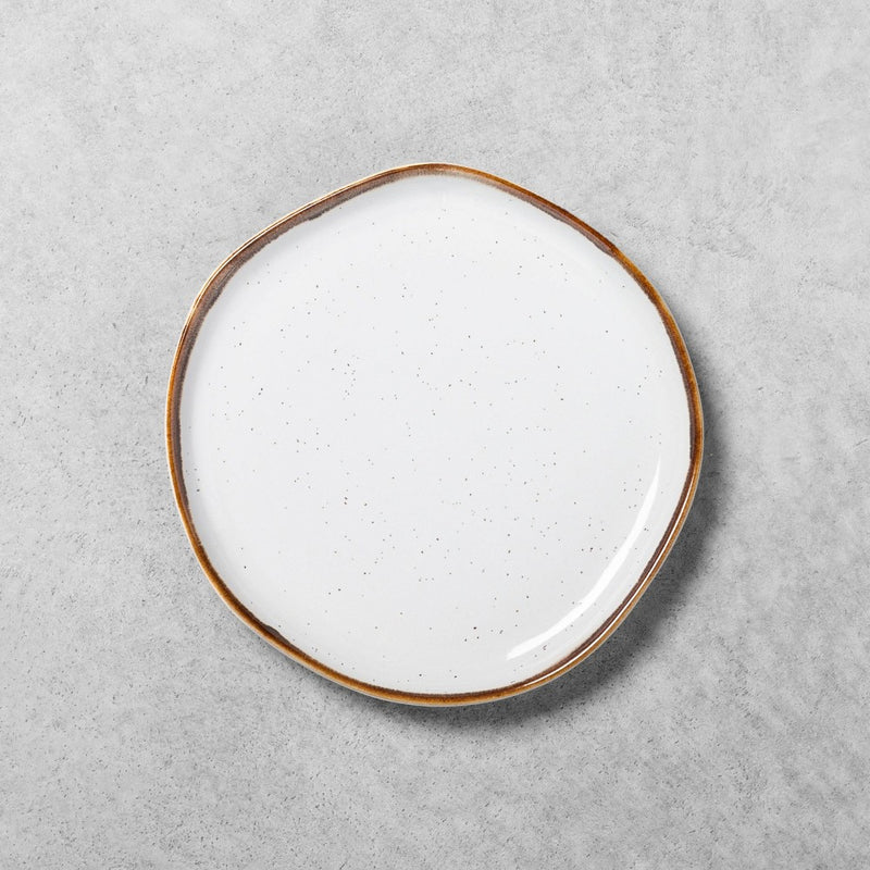 4pk Stoneware Reactive Glaze Salad Plate Sour Cream - Hearth & Hand& with Magnolia
