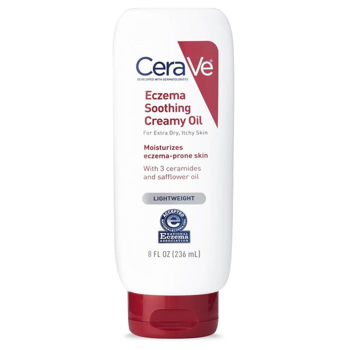 CeraVe Soothing Eczema Creamy Oil, Moisturizer for Dry and Itchy Skin - 8oz