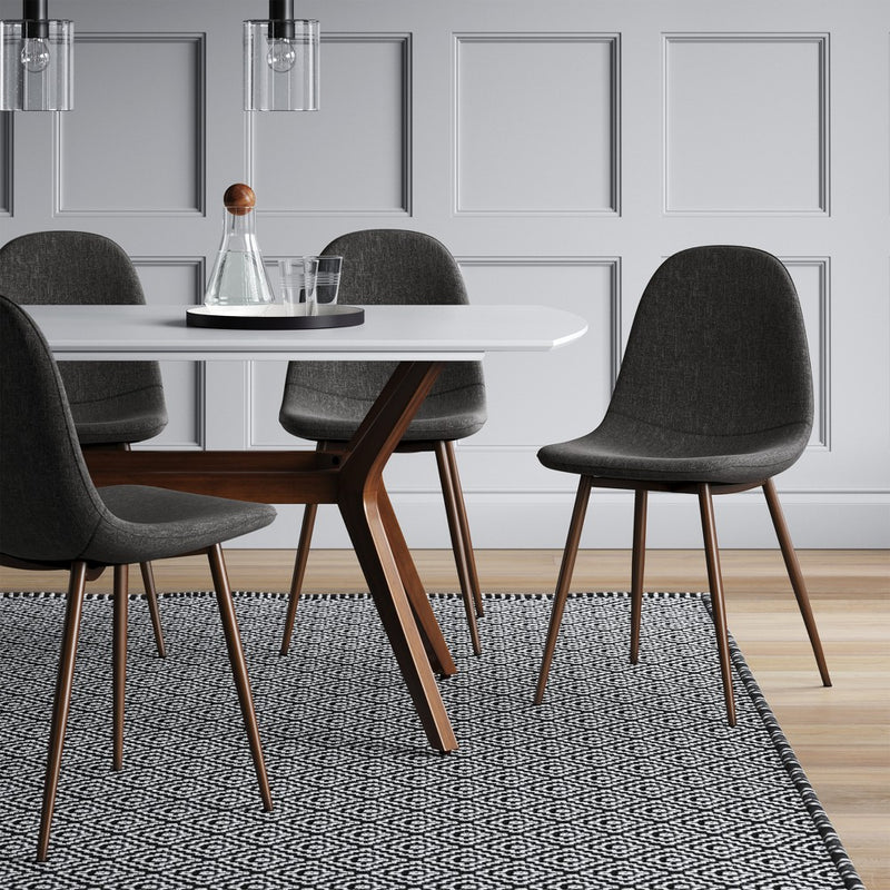 2pc Copley Upholstered Dining Chair Dark Gray - Project 62& (LOCAL PICKUP ONLY)