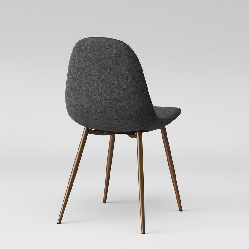 2pc Copley Upholstered Dining Chair Dark Gray - Project 62& (LOCAL PICKUP ONLY)