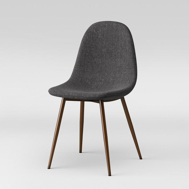 2pc Copley Upholstered Dining Chair Dark Gray - Project 62& (LOCAL PICKUP ONLY)