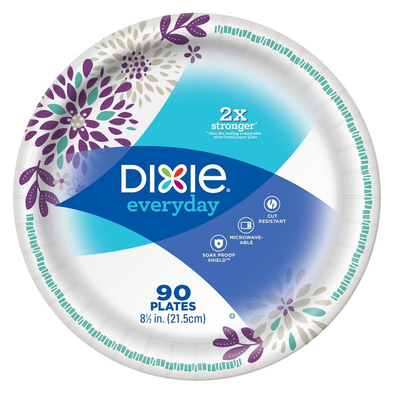 Dixie Everyday 8.5" Dinner Paper Plates - 90ct