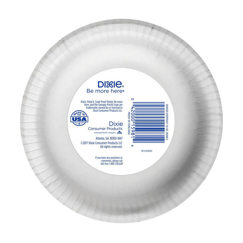 Dixie Everyday Multi Purpose Disposable Bowls - 72ct/10oz