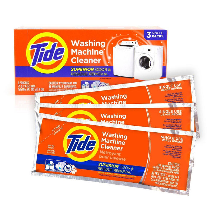 Tide Washing Machine Cleaner Pouches - 3ct
