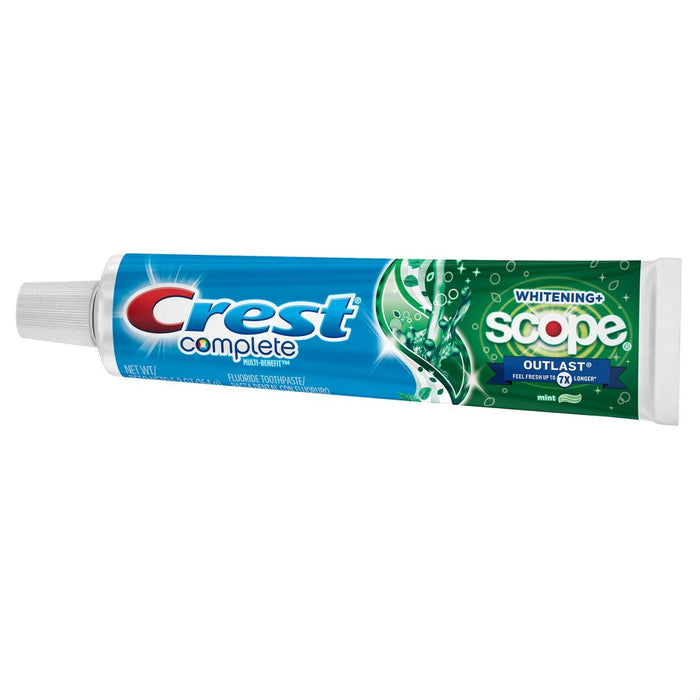 Crest + Scope Outlast Complete Whitening Toothpaste Mint - 5.4oz