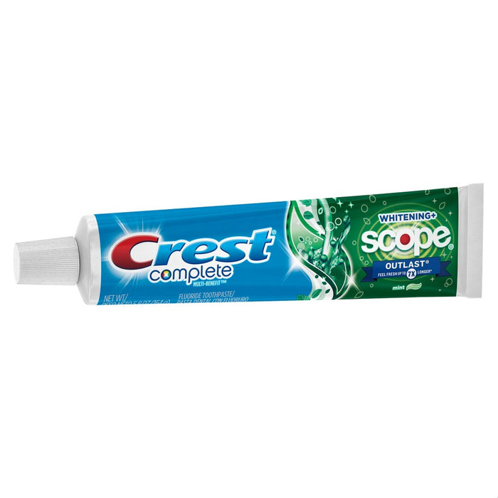 Crest + Scope Outlast Complete Whitening Toothpaste Mint - 5.4oz