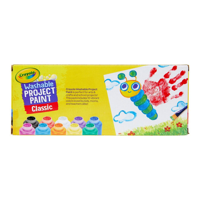 Crayola 2oz 10ct Kids' Washable Paint Set - Classic Colors