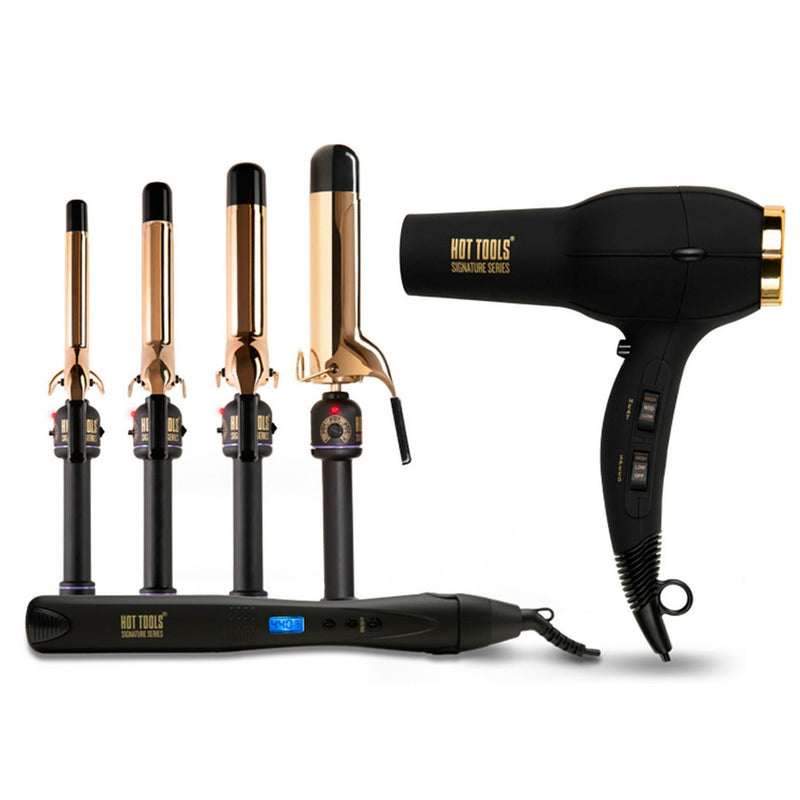 Hot Tools Signature Series Gold Curling Iron/Wand - 1 1/4"