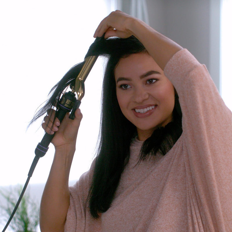 Hot Tools Signature Series Gold Curling Iron/Wand - 1 1/4"