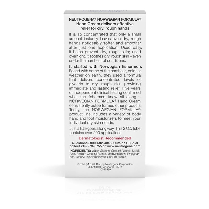Neutrogena Norwegian Formula Hand Cream - 2oz