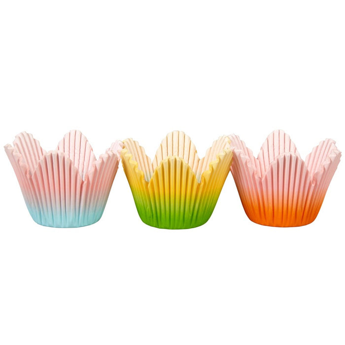 Wilton 72ct Paper Ombre Petal Baking Cups