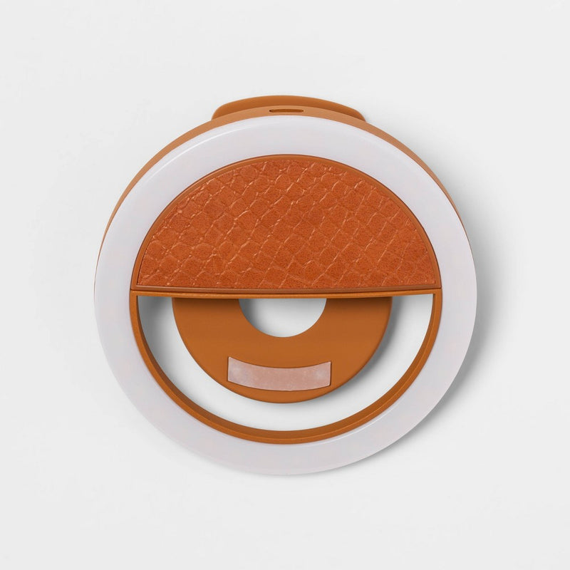 heyDay Cell Phone Selfie Light - Tan Crocodile