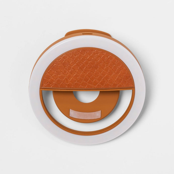 heyDay Cell Phone Selfie Light - Tan Crocodile