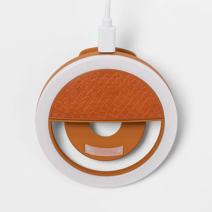 heyDay Cell Phone Selfie Light - Tan Crocodile