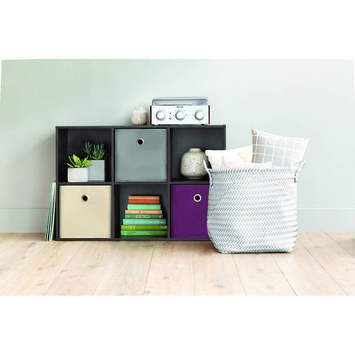 11" 6 Cube Organizer Shelf Espresso - Room Essentials& (LOCAL PICKUP ONLY)