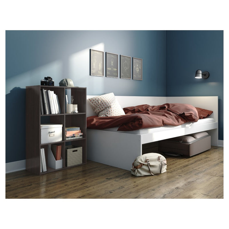 11" 6 Cube Organizer Shelf Espresso - Room Essentials& (LOCAL PICKUP ONLY)