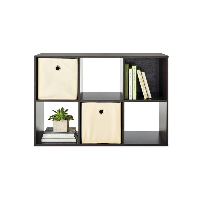 11" 6 Cube Organizer Shelf Espresso - Room Essentials& (LOCAL PICKUP ONLY)