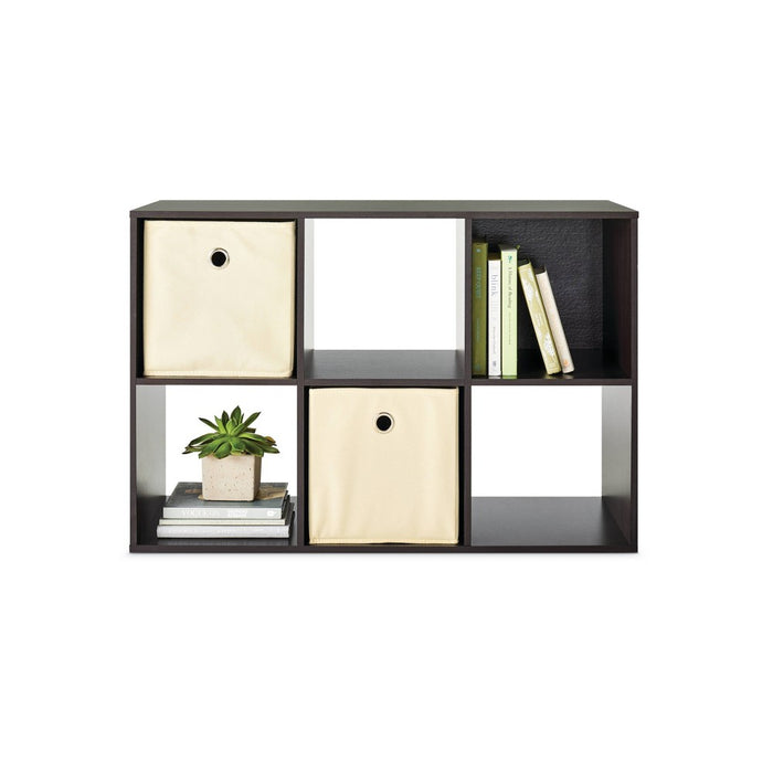 11" 6 Cube Organizer Shelf Espresso - Room Essentials& (LOCAL PICKUP ONLY)