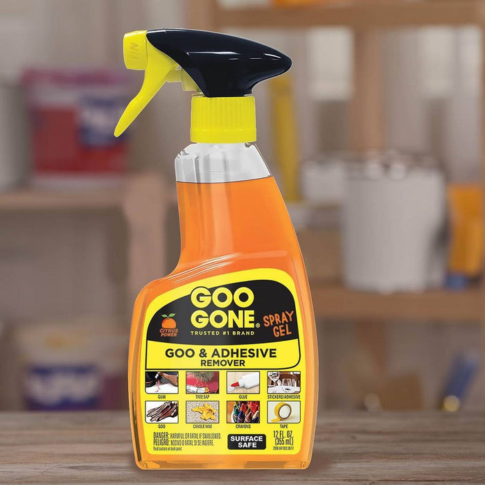 Goo Gone Spray Gel Fresh Citrus 12 oz