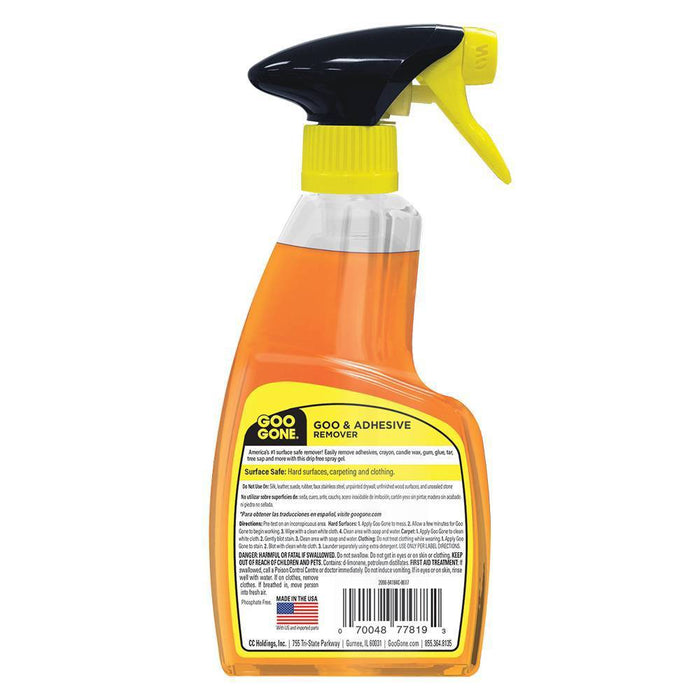Goo Gone Spray Gel Fresh Citrus 12 oz